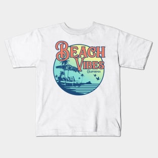 Beach Vibes California Kids T-Shirt